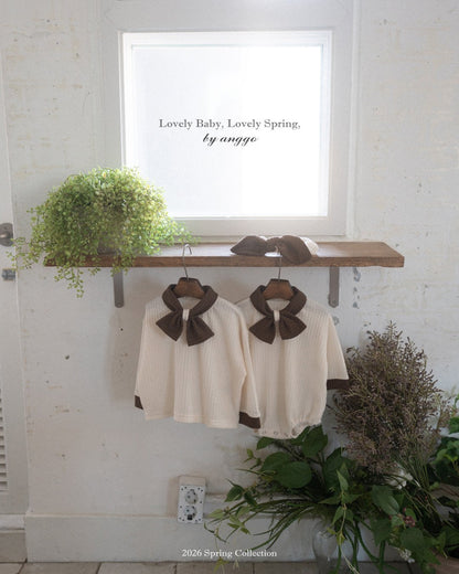 anggo cream bun t-shirt (80-120cm)