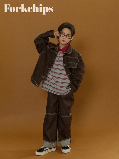 FORKCHIPS union roll up pants (95-160cm)