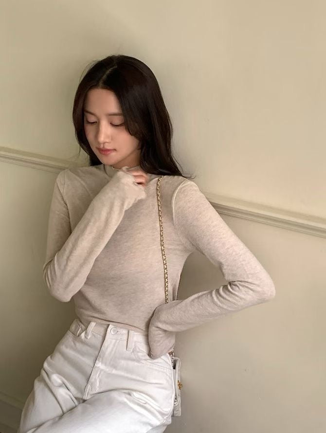 木耳邊素色上衣 *共5色