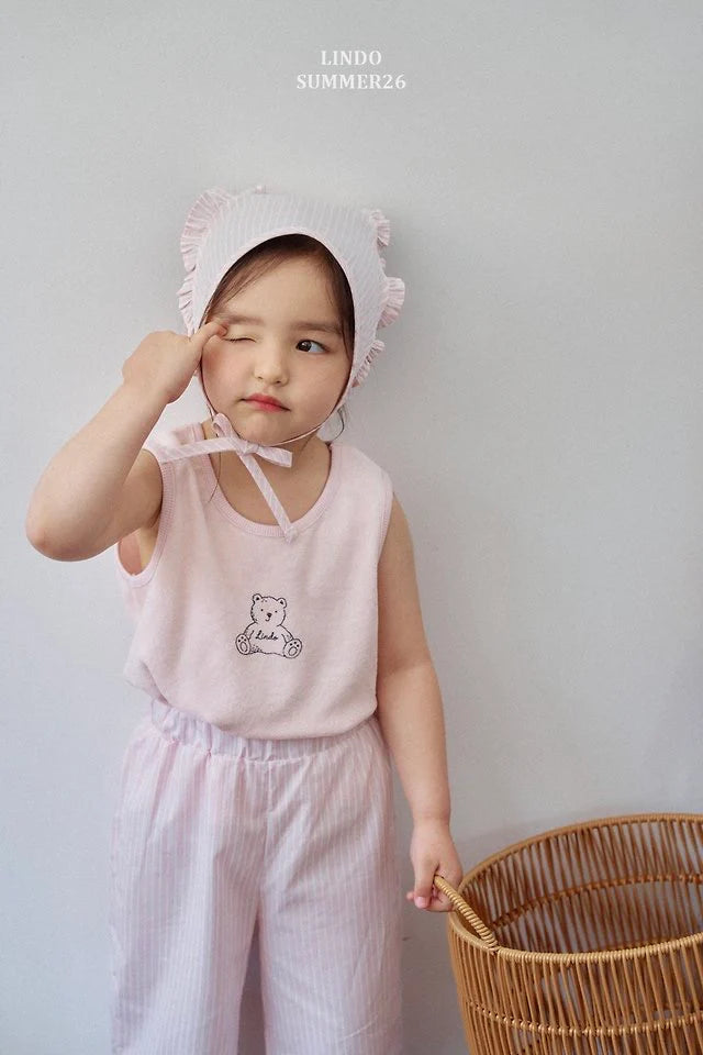 Lindo Bear Terry Sleeveless  (85-125cm)