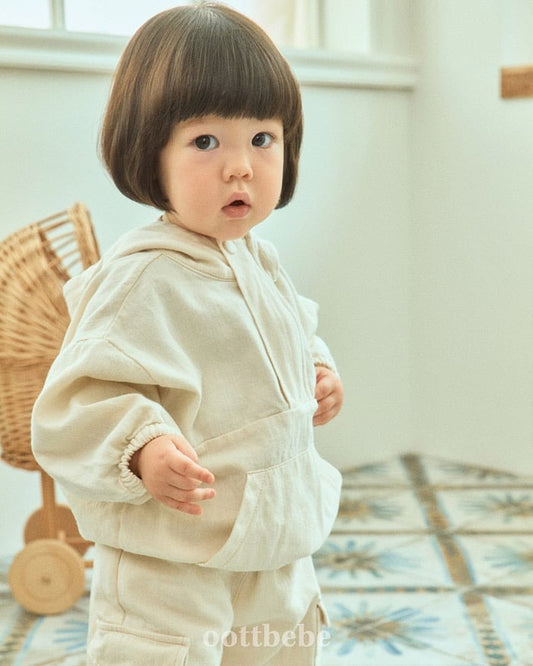 oottbebe stitch hood anorak (75-120cm)