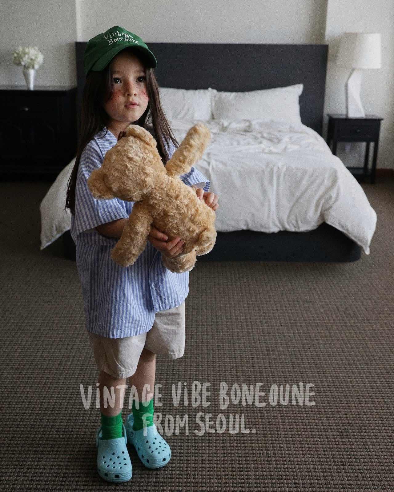 Boneoune vintage 直條紋襯衫 (80-152cm)