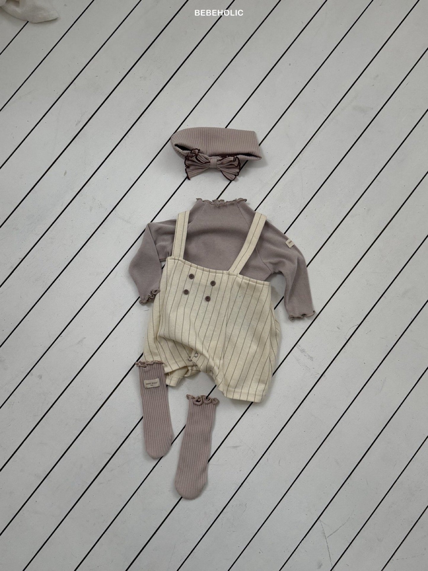 bebeholic bunny rib tee (3-18m)