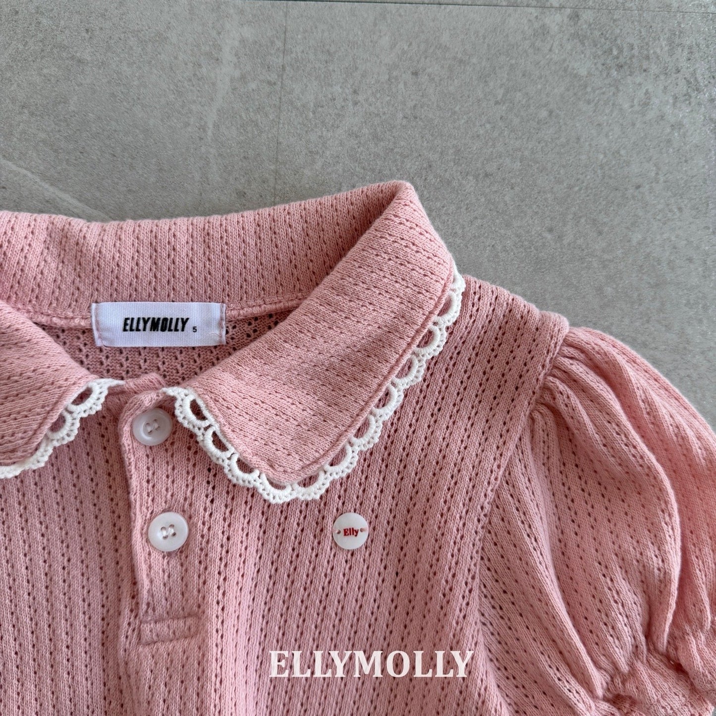 ELLYMOLLY atelier puff collar tee (90-145cm)