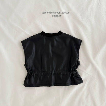 melikey string leather vest (~80-140cm)