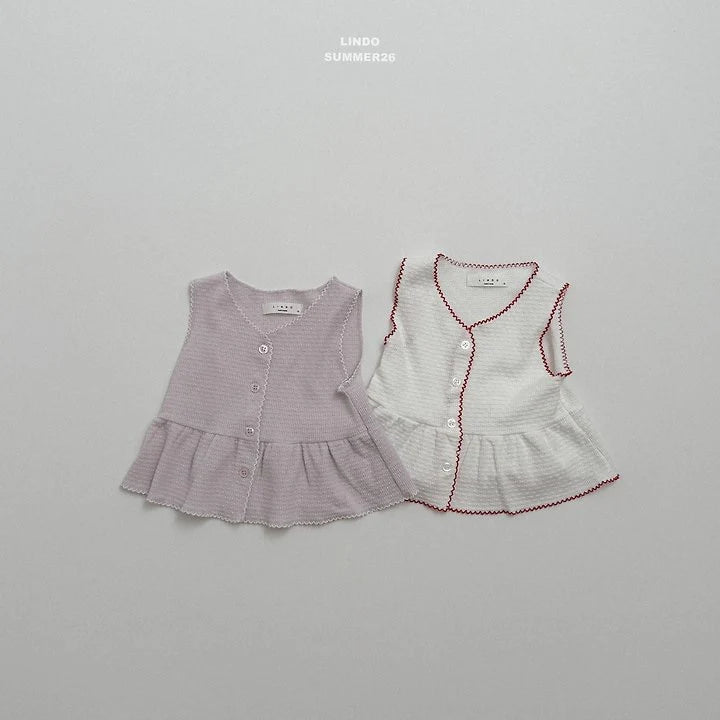 Lindo Hey Frill Vest  (85-125cm)
