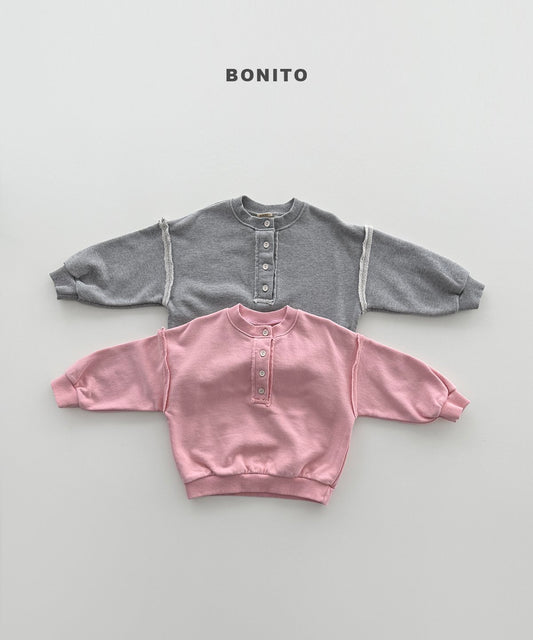 bonito raw edge henley mtm (~80-140cm)