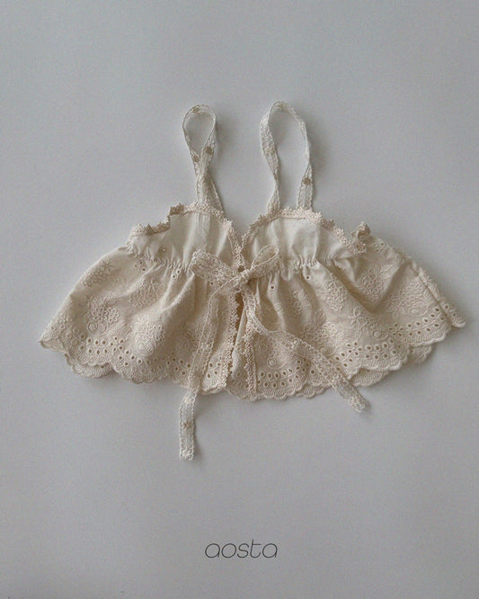 Aosta lace bustier