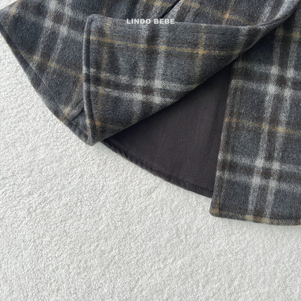 LINDO check cloak jacket(3-18m)
