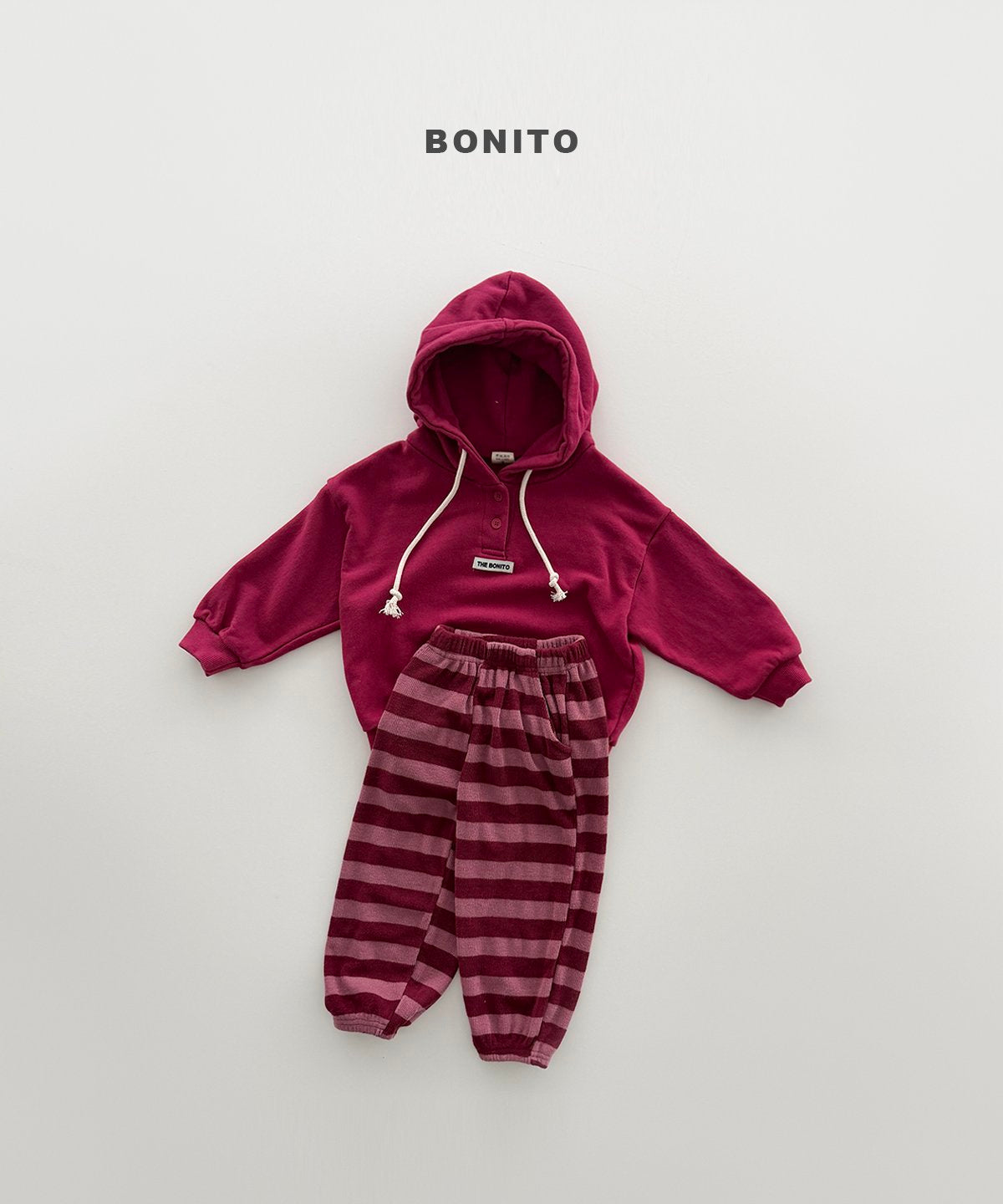 bonito henley hoodie (~80-140cm)