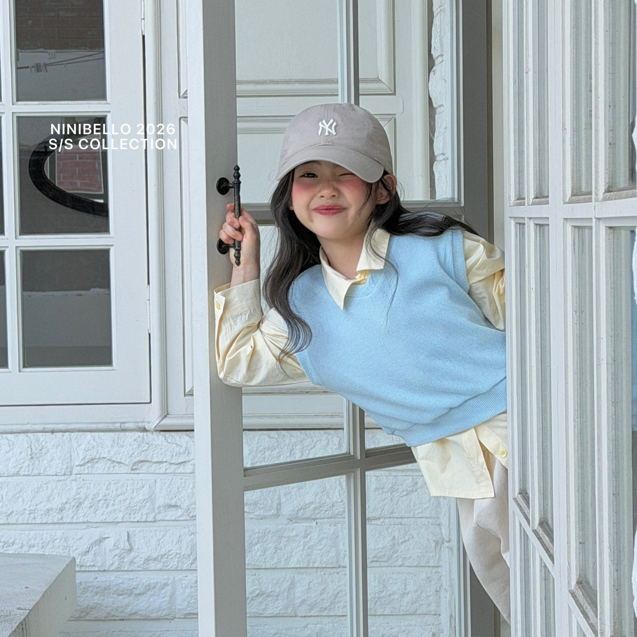 ninibello soft knit vest (80-130cm)