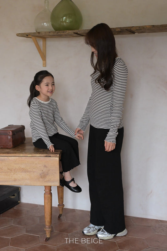 the beige rib pants(adult)