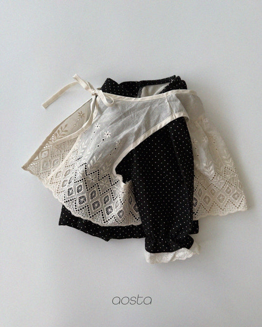 Aosta lace jenny open vest
