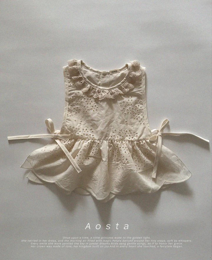 Aosta Lace Cotton Blouse