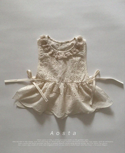 Aosta Lace Cotton Blouse