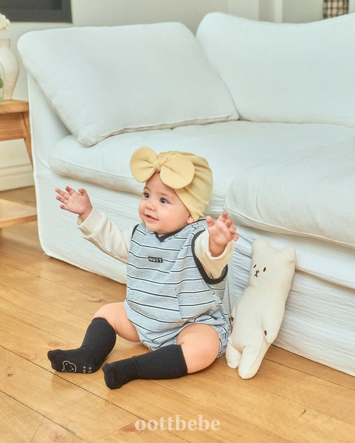 oottbebe urban stripe suit(3-12m)