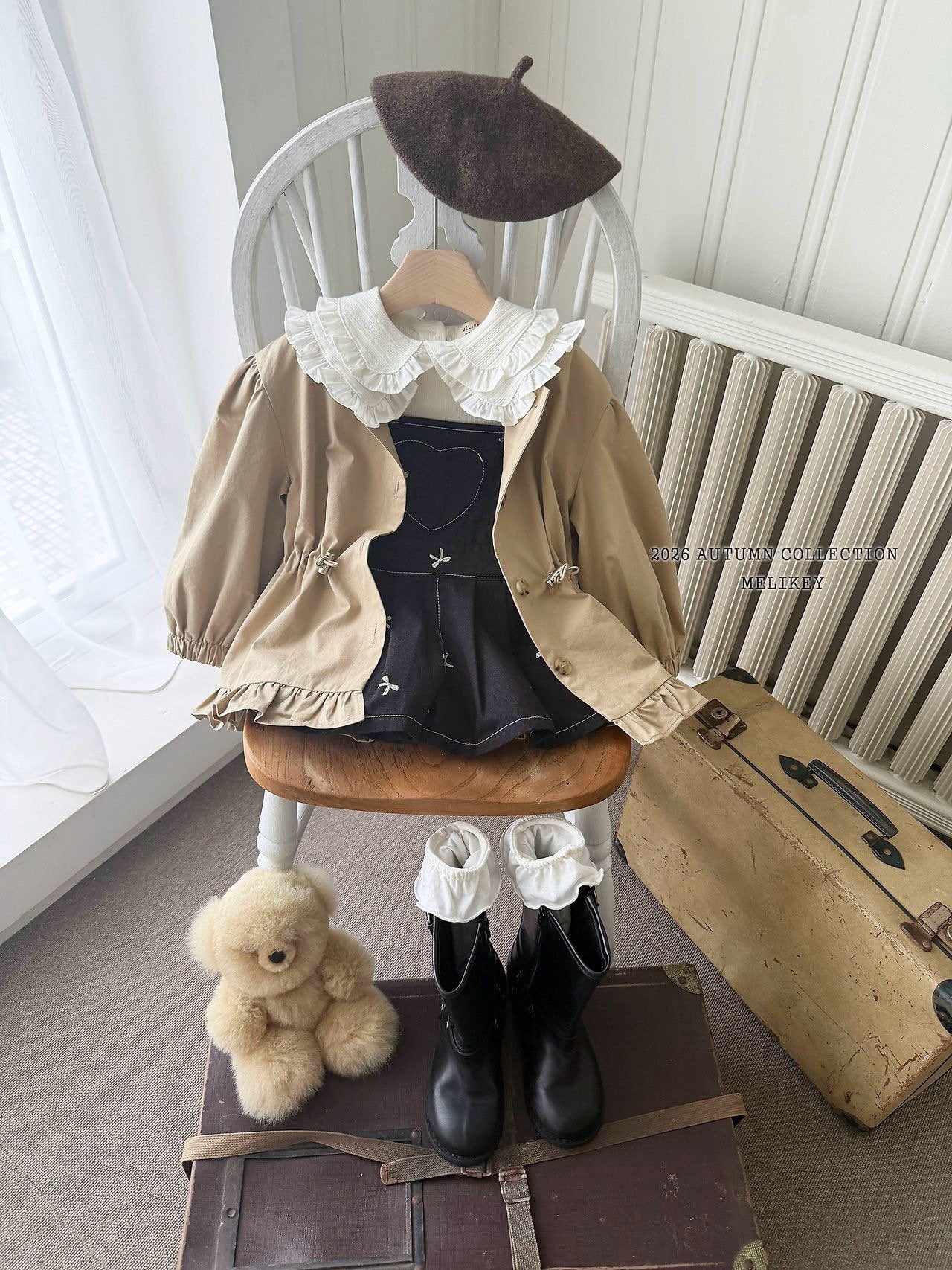 melikey ribbon embroidery suspender (~80-140cm)