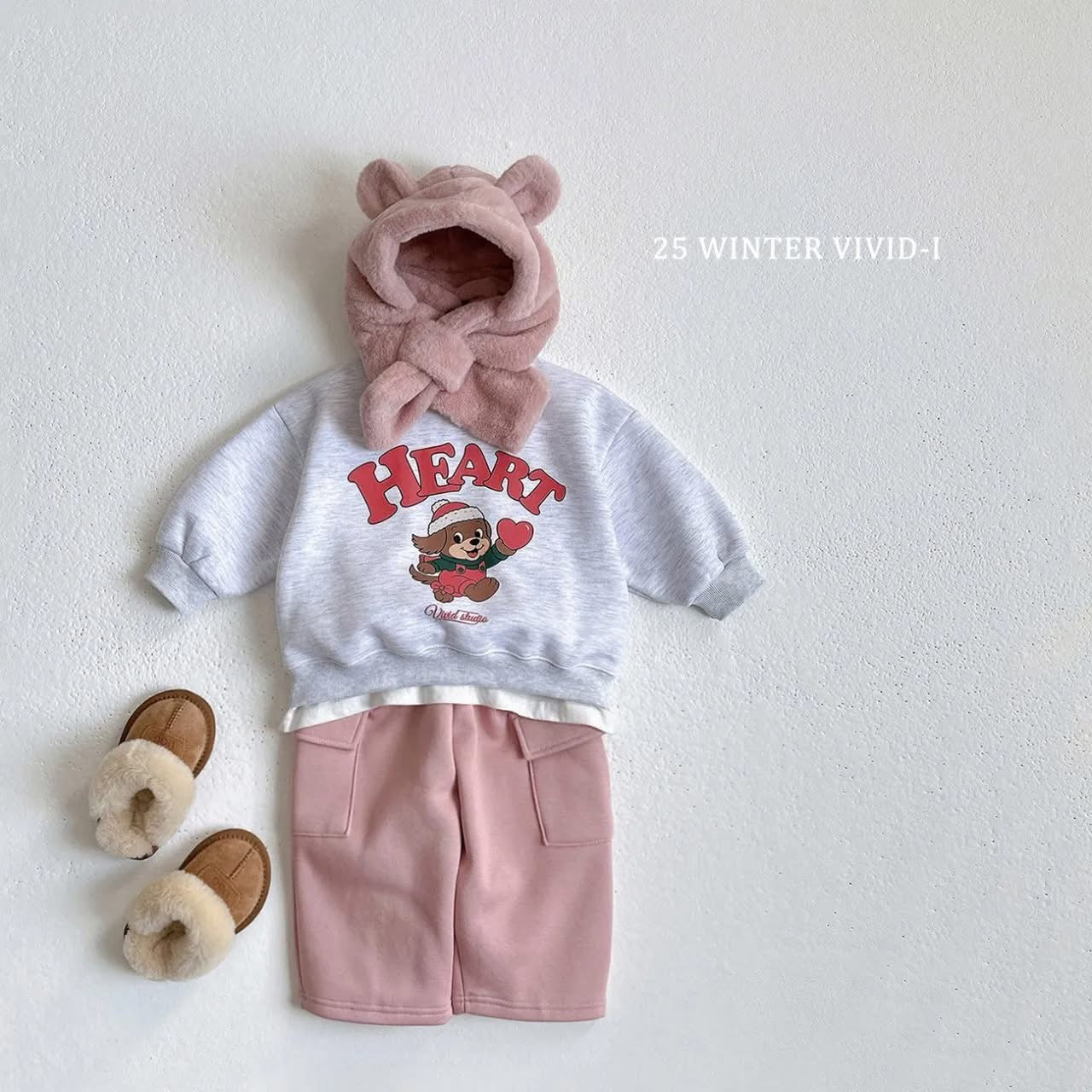 Vivid 側蓋口袋工裝褲 (75-135cm)