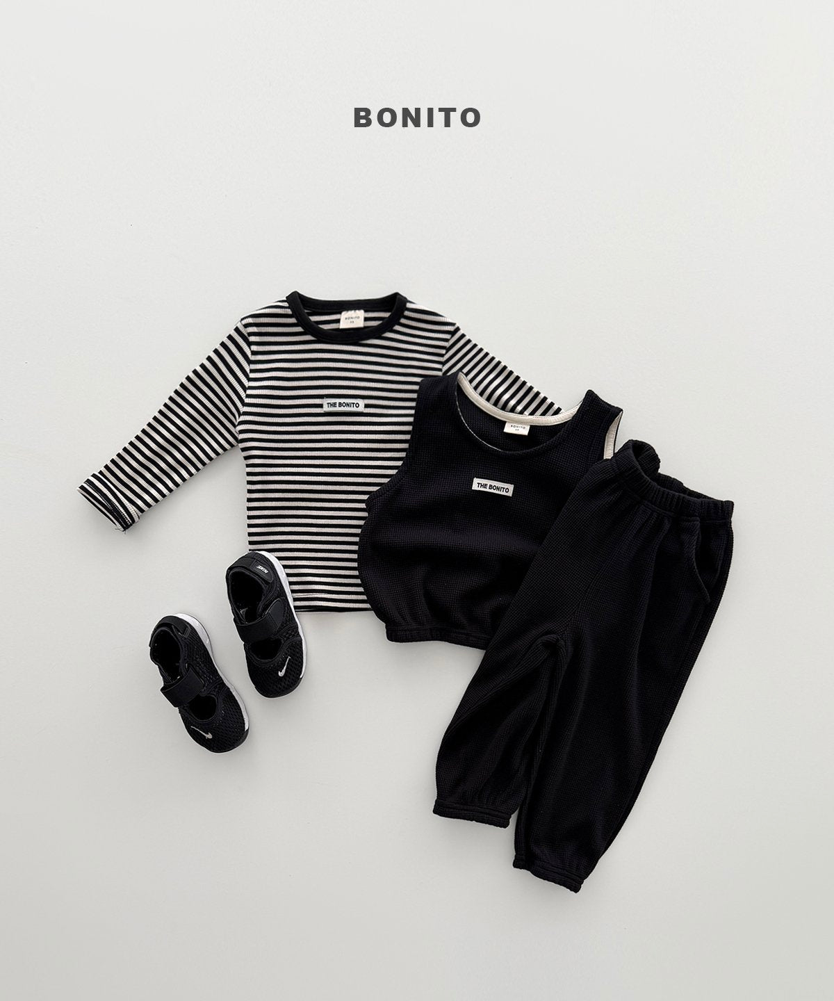 bonito series rib tee (~80-140cm)