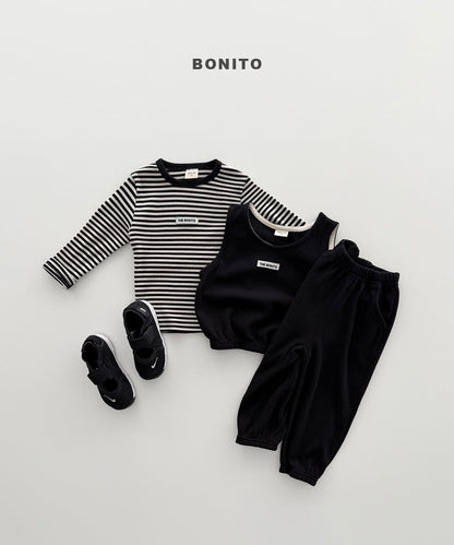 bonito series rib tee (~80-140cm)