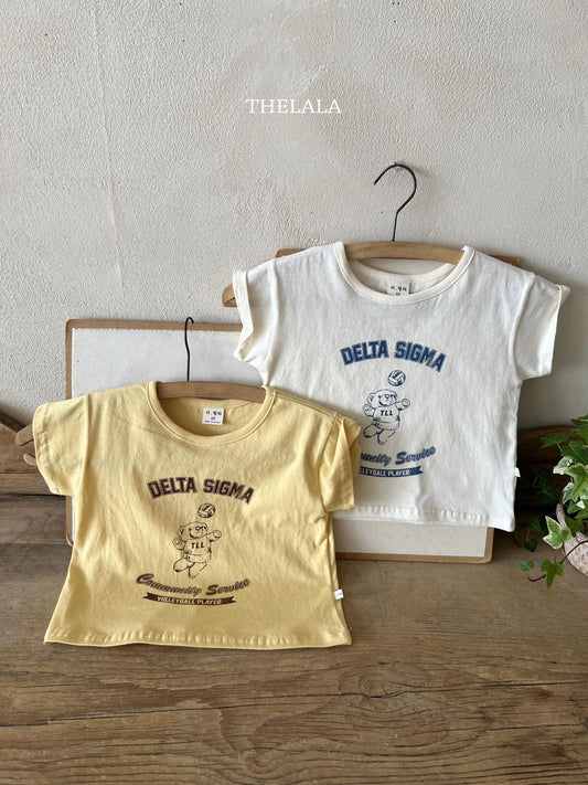 Lala 打球小熊tee (kids & mom)