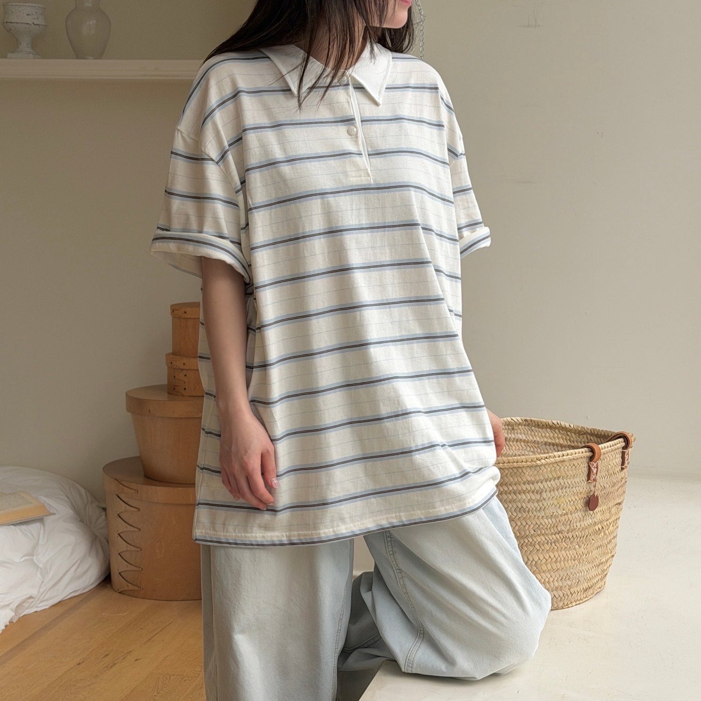 ninibello pocky collar tee(adult)