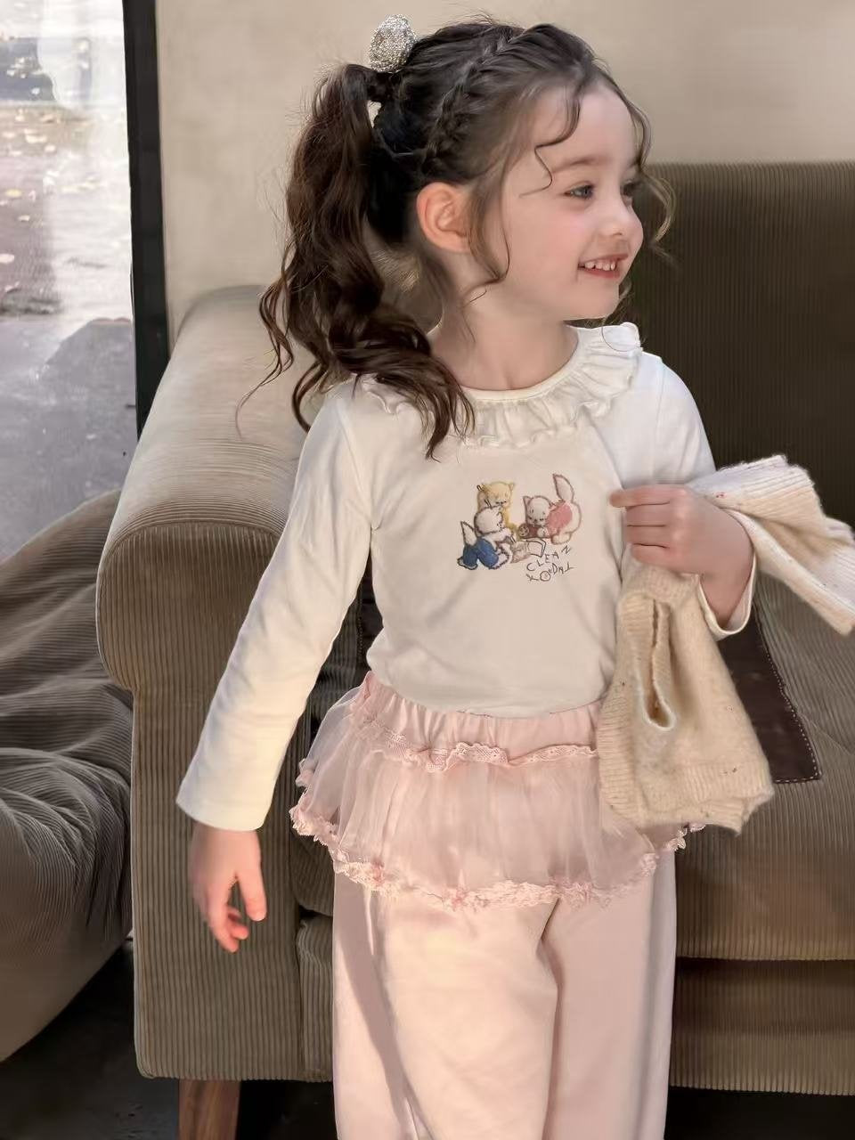 aiai soft cotton jogger pants (95-140cm)