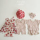 Aosta lace strawberry dress