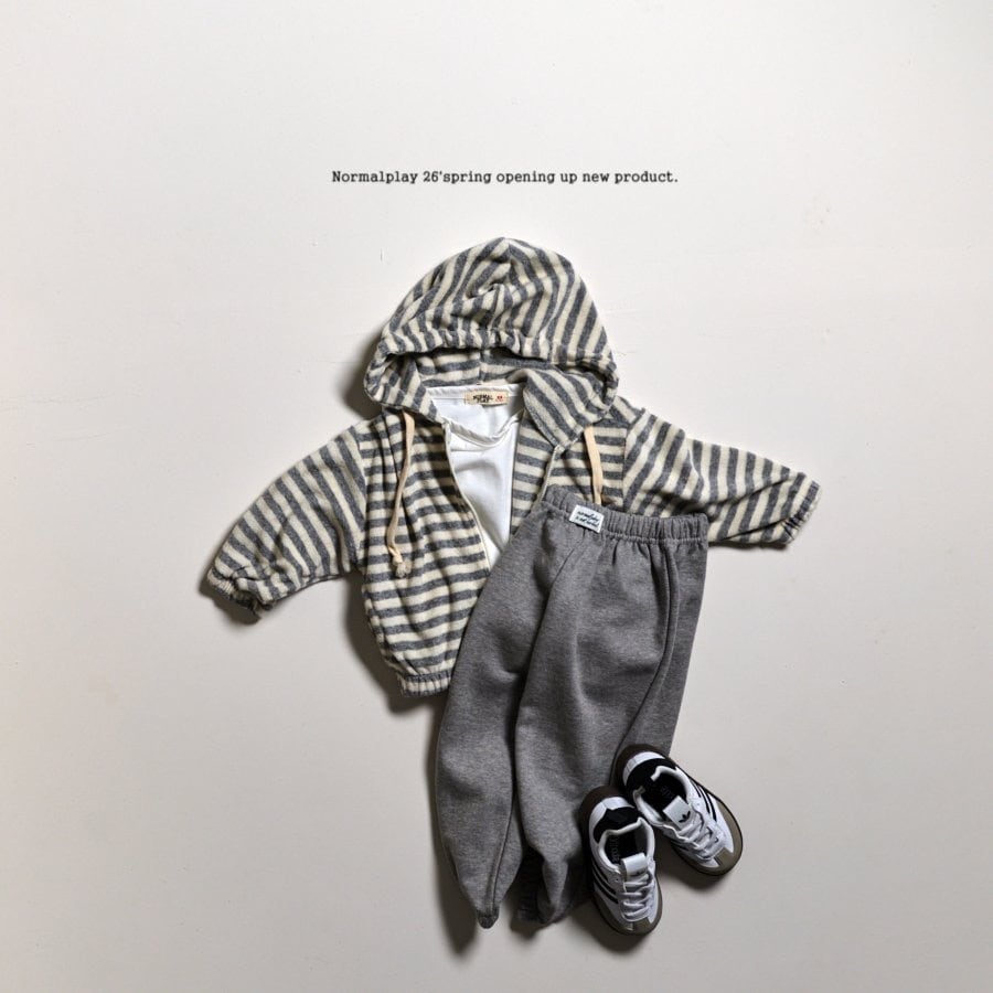 normalplay oreo hoodie zip-up (75-140cm)