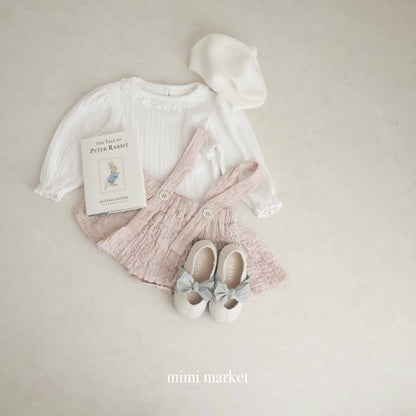 mimi market torsion lace tee (75-90cm)