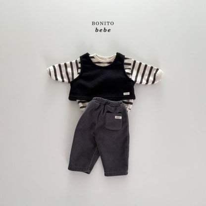Bonito multi stripe T (3-18m)