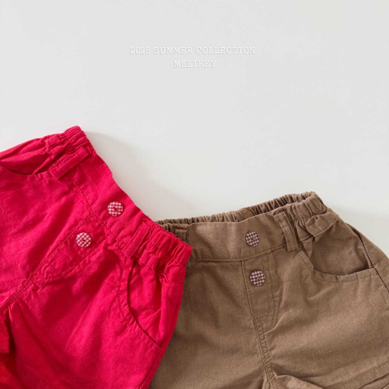 melikey linen shorts (80-140cm)
