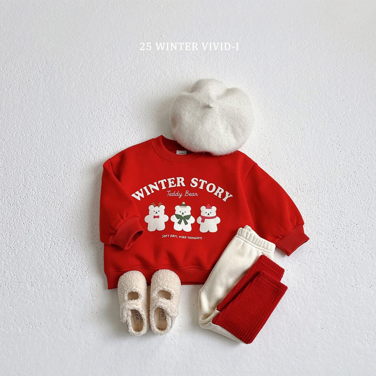 Vivid 聖誕小熊上衣 (75-135cm)