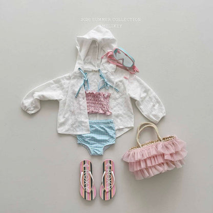 melikey lily check swim set (85-135cm)