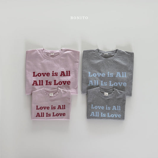 bonito love is all tee(12m-adult)
