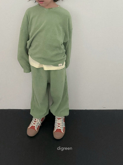 digreen sand terry jogger pants (85-130cm)