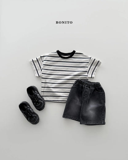 Bonito bermuda brushed denim pants (~80-140cm)