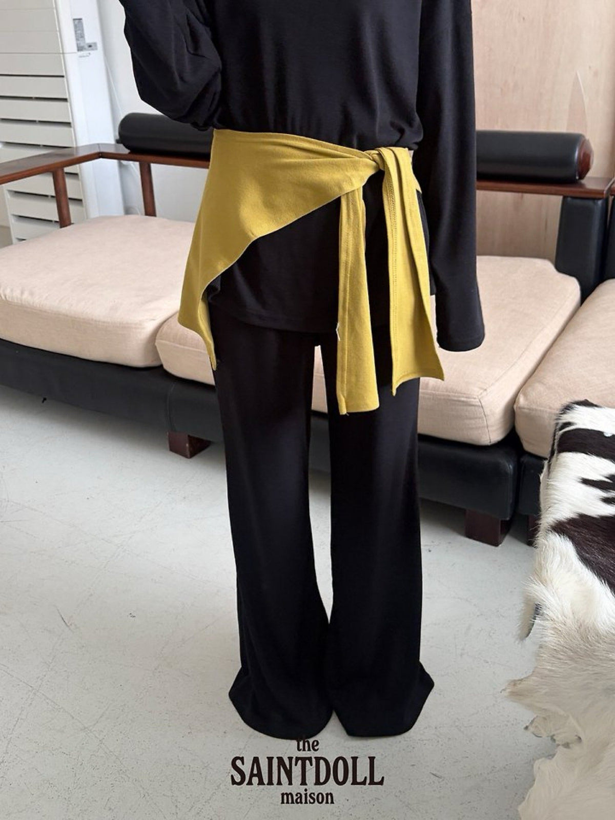 saintdoll soft boot cut pants (kids & mom)