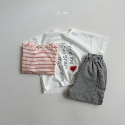 digreen love share t-shirt (90–130cm)