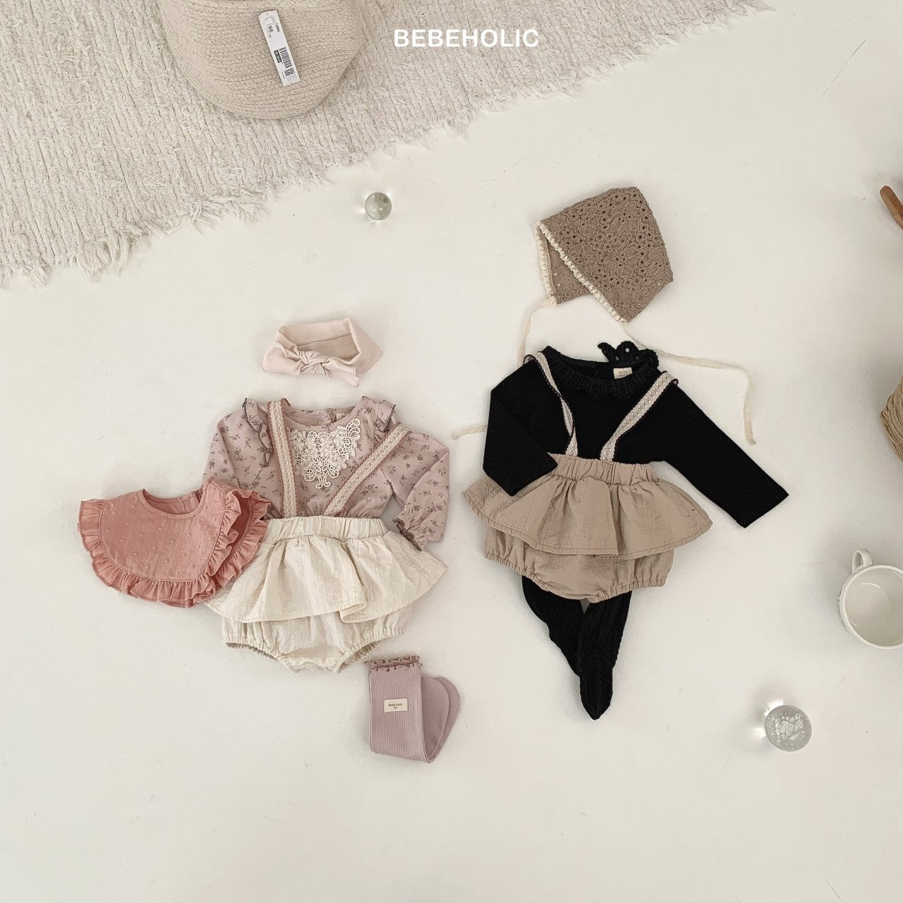 bebeholic juliet suspender bloomer (3-18m)