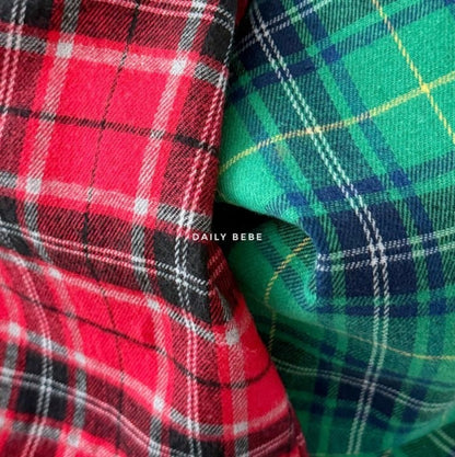 Dailybebe merry check pants (75-140cm)