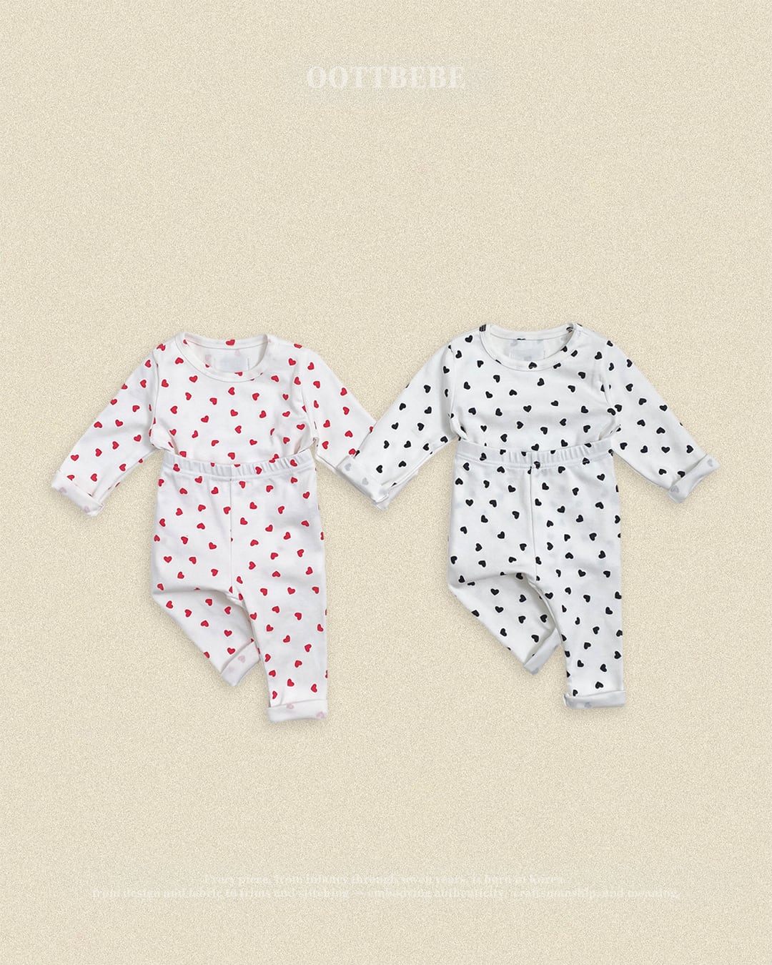 oottbebe petit heart room wear (65-115cm)