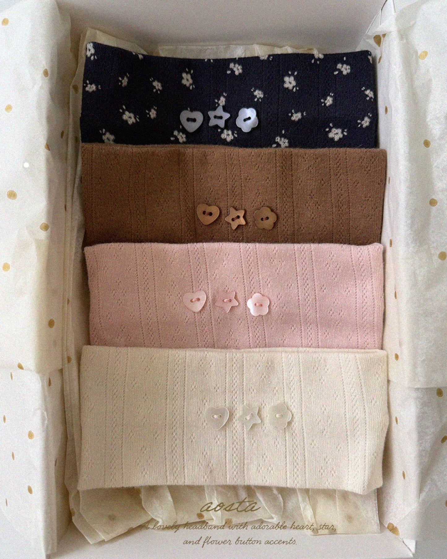 Aosta star candy headband