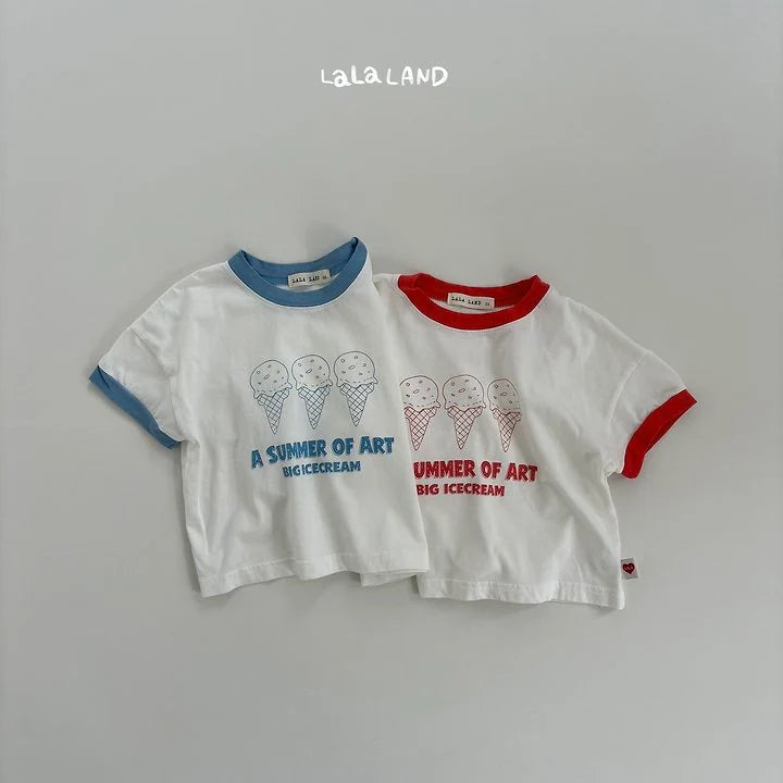 Lalaland ice cream tee (75-120cm)