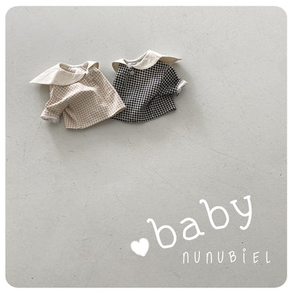 nunubiel bebe check blouse (~70-80cm)