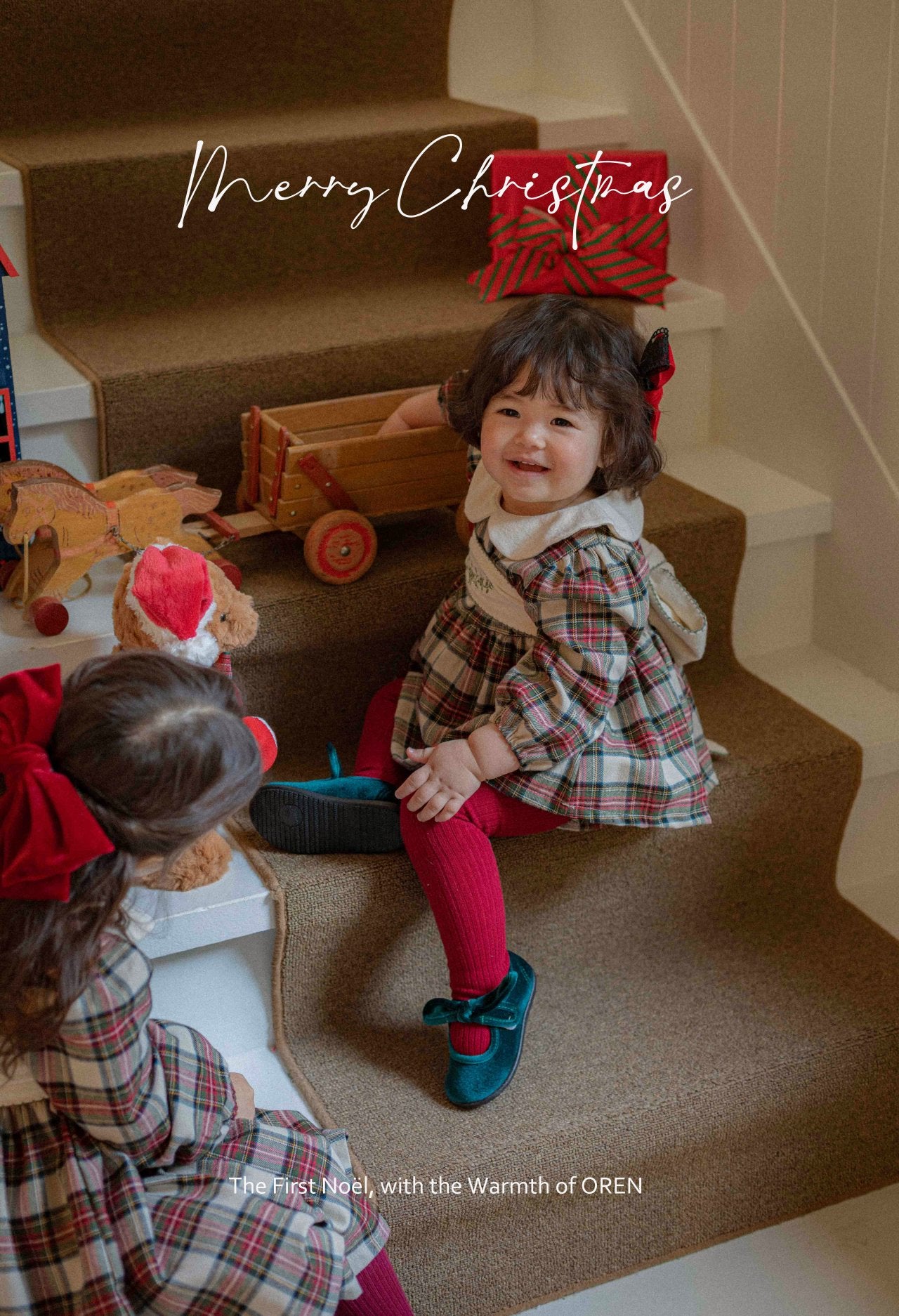 OREN noelia check suit (75-90cm)