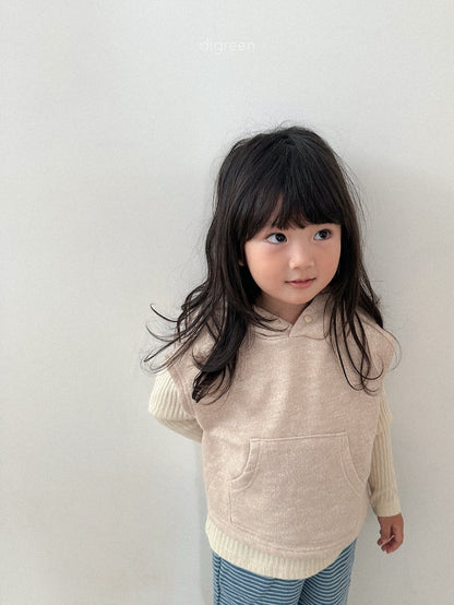digreen woody hooded vest (85-130cm)