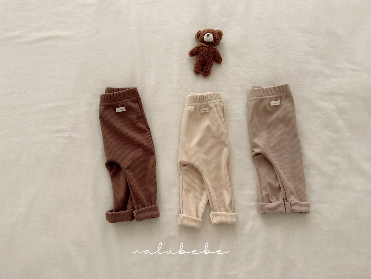 valubebe basic rib leggings (3-18m)