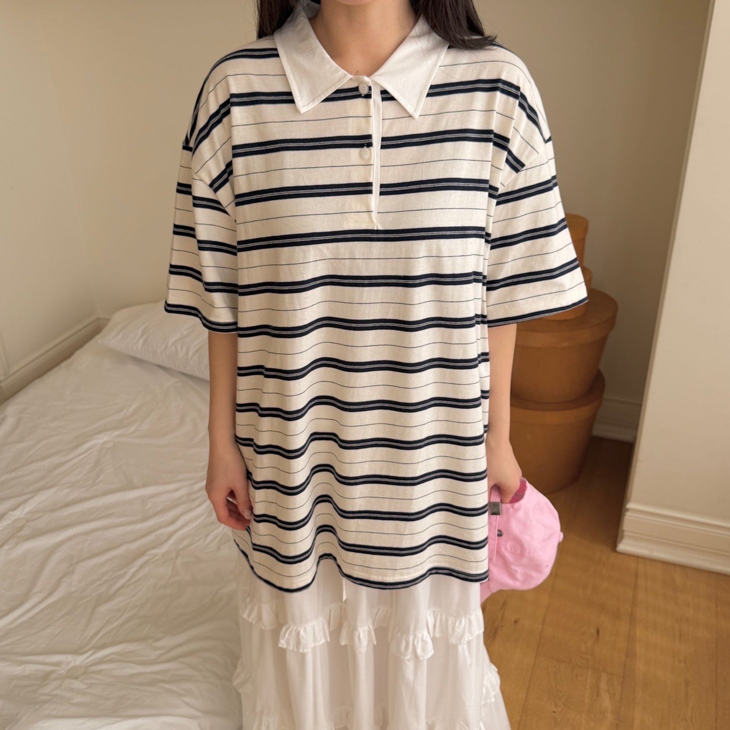ninibello pocky collar tee(adult)