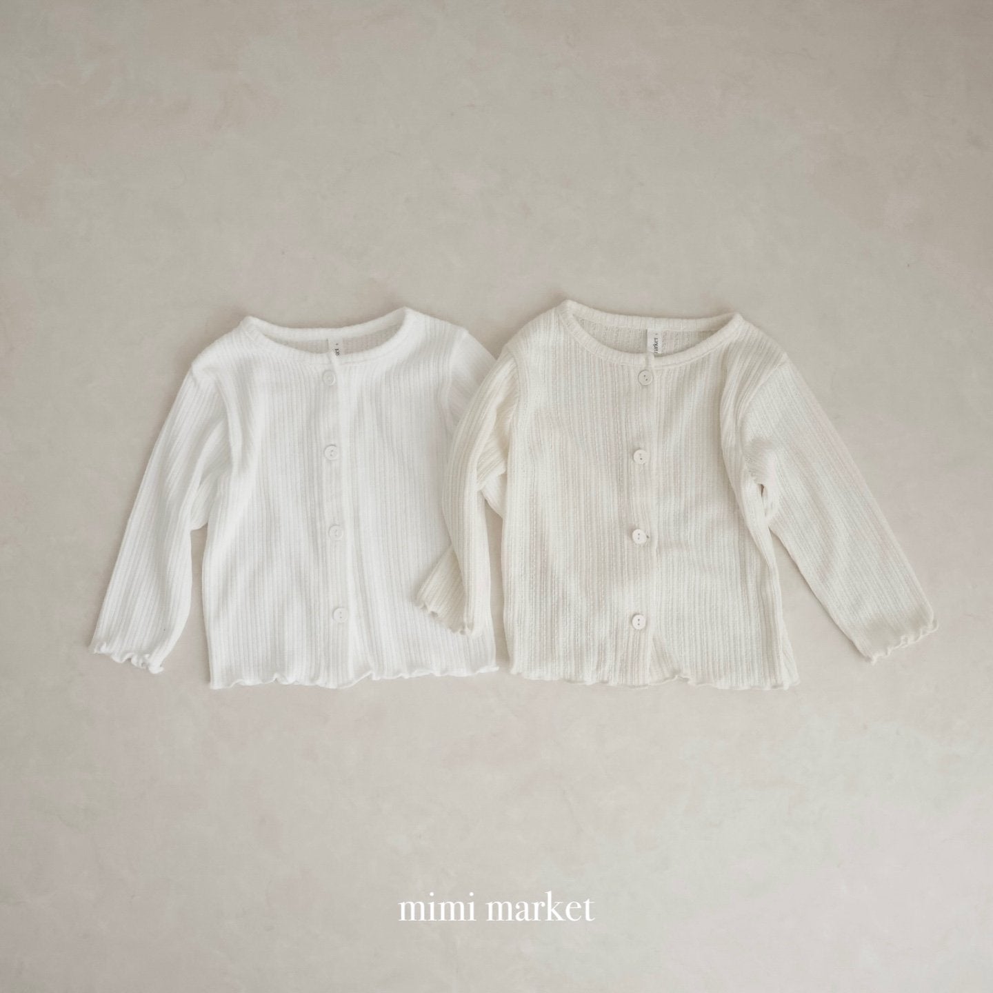 mimi market jacquard cardigan (75-90cm)